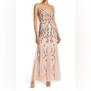 Blush Beaded Mermaid Gown Size 8/Medium Brand New Never Worn Tags Attached
